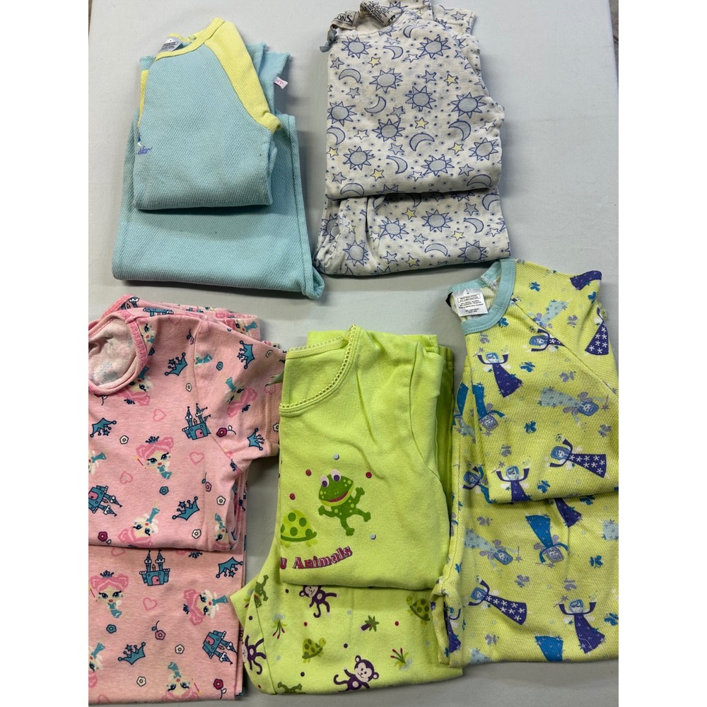 Vintage Girls Pajama Lot Size 10 Joe Boxer Circo Basic Editions 5 Sets Sleepwear
